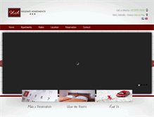 Tablet Screenshot of halkidiki-rooms.com